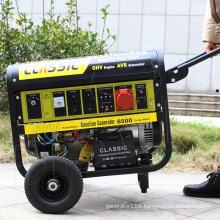BS7500J(H) BISON China Taizhou Easy Move low noise powerful and durable 4 stroke engine 6KW generator portable